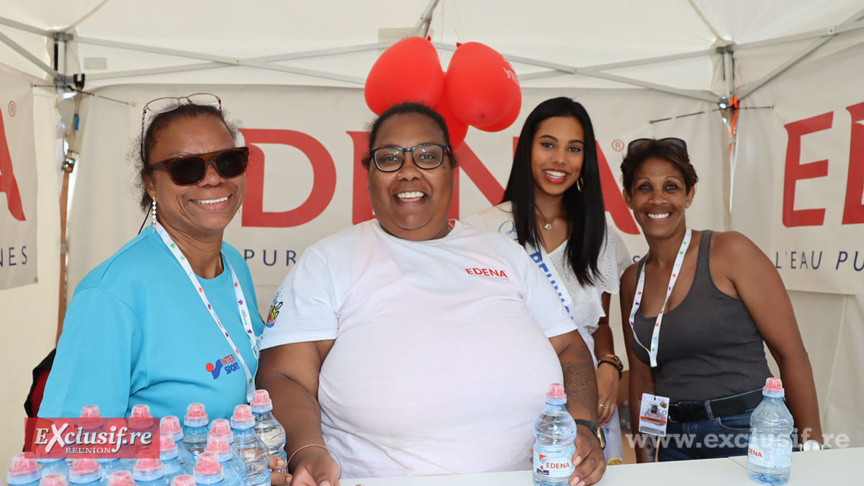 Sur le stand Edena Sur le stand Edena