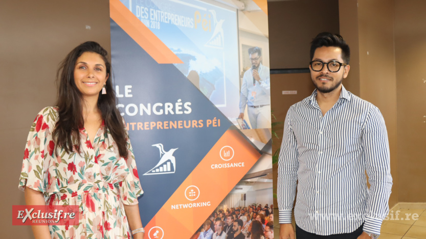 Sandie et Vincent Robert, fondateurs du Congrès des Entrepreneurs Péï Sandie et Vincent Robert, fondateurs du Congrès des Entrepreneurs Péï
