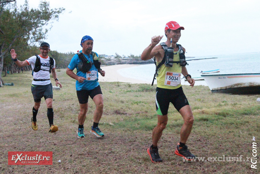 Ils ont longé la jolie baie à proximité de Saint-François avant de « s’attaquer » à la montagne Ils ont longé la jolie baie à proximité de Saint-François avant de « s’attaquer » à la montagne