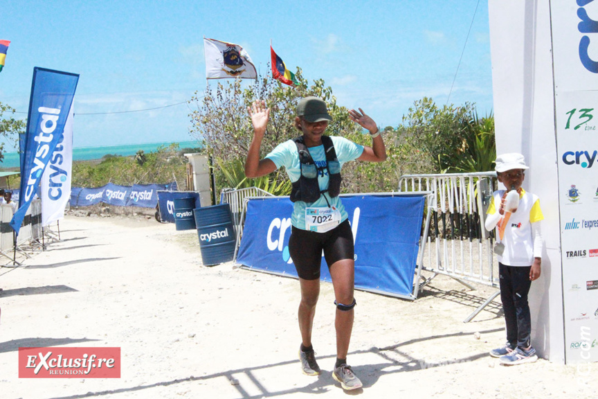 La Rodriguaise Marie Merlanedy Castel Gentil , 1ère féminine sur les 72 km