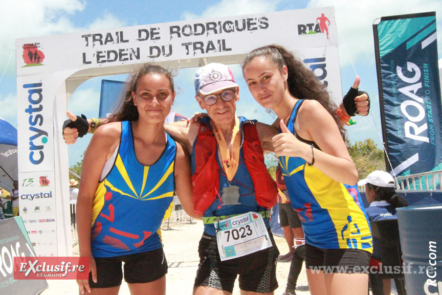 Loane Duchemann, Daniel Guyot et Coralie Duchemann, trois mousquetaires de la Réunion