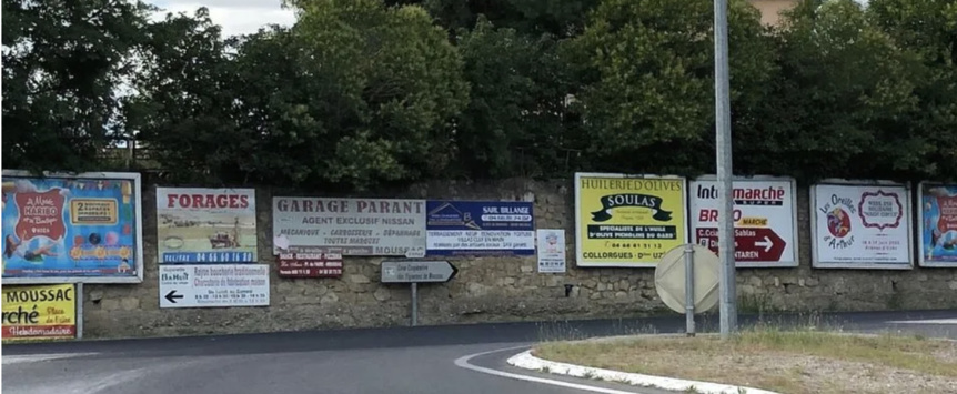 A Moussac, dans le Gard, c'est semble-t-il encore pire!