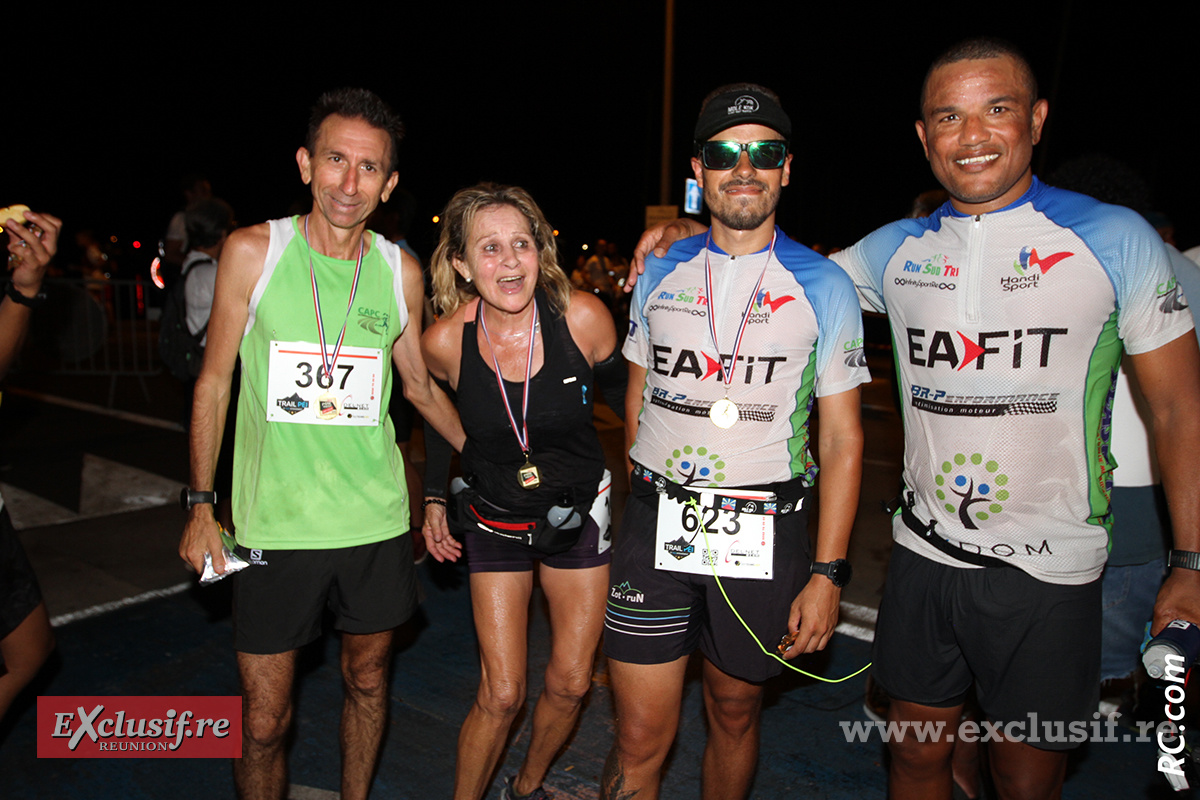 Mario Lopez Ferreira, Marlène Chane See Chu, Roger Prugnières et Armand Sautron