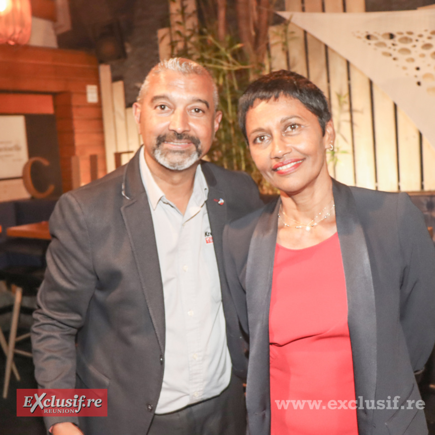 Thierry Araye et Ericka Bareigts Thierry Araye et Ericka Bareigts