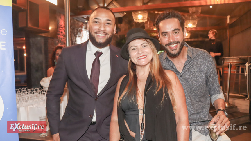 Thomas Robert, Karyne Lauret, gérante de l'Outside, et Sébastien Vergoz