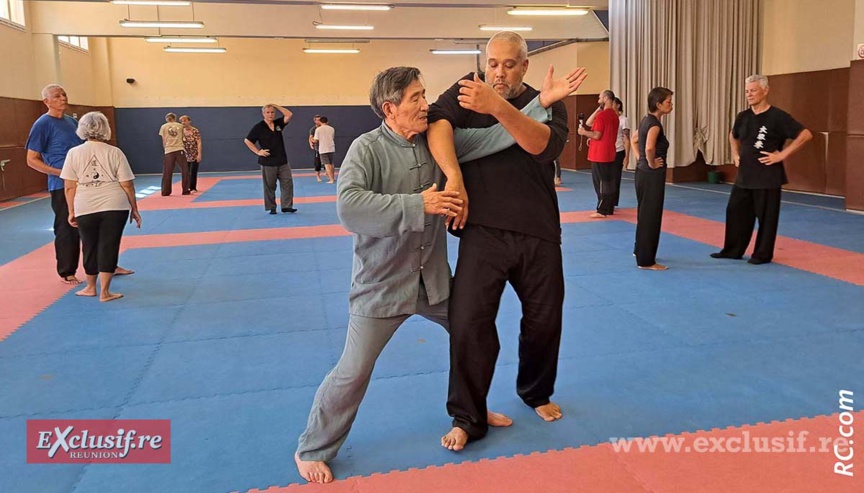 Une mise en pratique entre Maître Yuan Zumou et Emmanuel Figuin