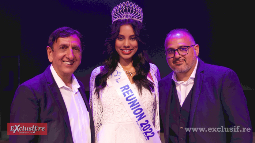 Aziz Patel, Marion Marimoutou et Frédéric Dijoux qui est aussi président de la Commission Evénementielle à la CCIR