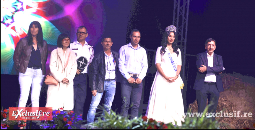 Le jury: Martha Mussard, présidente de la Sica-Lait, Mylène Fock Chui, enseignante, Jean-Pierre Grondin, chef du CIS Plaine des Cafres, Bruno Grondin, artisan-boulanger-pâtissier, Jean Blard, commandant de la brigade de gendarmerie de Trois Mares, et Aziz Patel du Comité Miss Réunion