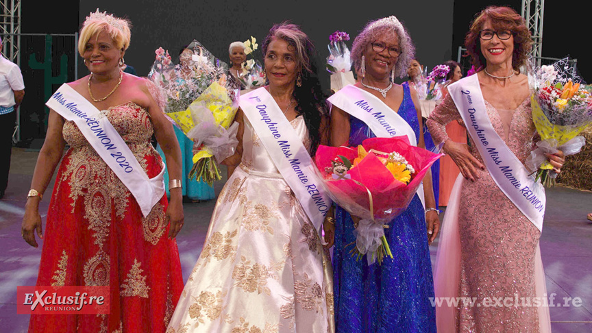 Les lauréates avec Jeanne Palas, Mamie Réunion 2020 Les lauréates avec Jeanne Palas, Mamie Réunion 2020