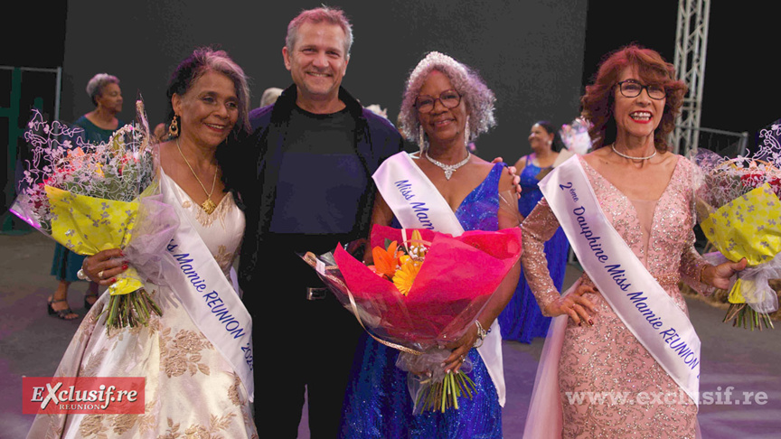 Les lauréates avec Olivier Rivière, maire de Saint-Philippe Les lauréates avec Olivier Rivière, maire de Saint-Philippe