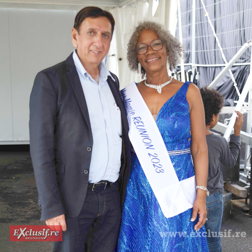 Aziz Patel et Reine-Claude Nimba, Mamie Réunion 2023 Aziz Patel et Reine-Claude Nimba, Mamie Réunion 2023