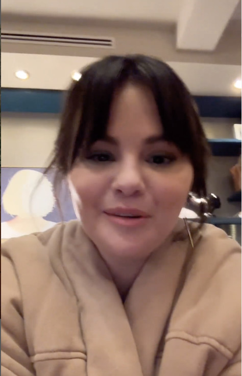 Selena sur une vidéo publiée en janvier Selena sur une vidéo publiée en janvier