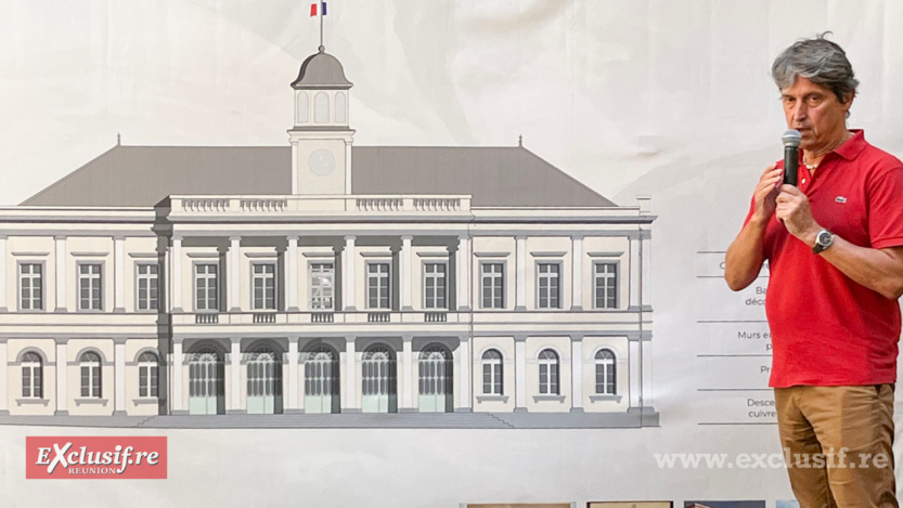 Le visuel de ce que sera le futur Ancien Hôtel de Ville de Saint-Denis qui va retrouver sa blancheur d'antan