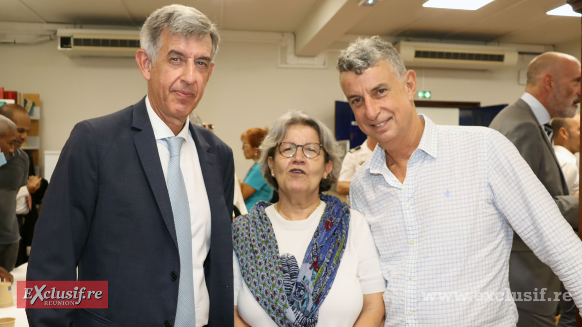 Alain Chateauneuf, Fabienne Atzori, procureure générale, et Rémi Boniface, avocat retraité Alain Chateauneuf, Fabienne Atzori, procureure générale, et Rémi Boniface, avocat retraité