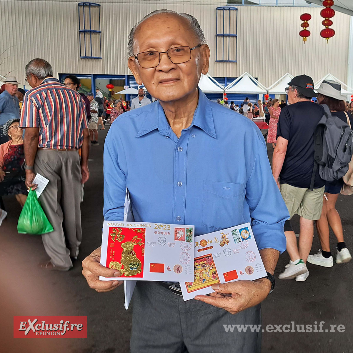 Mémorialiste bien connu à La Réunion, Michel Chung Poo Lune a édité une enveloppe du jour dédiée au Lapin d’Eau 2023