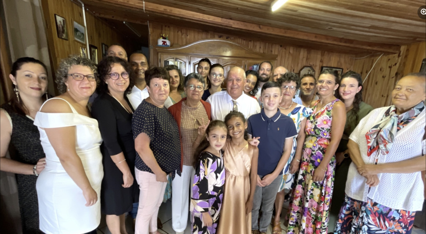 Toute la famille était là pour cette occasion exceptionnelle