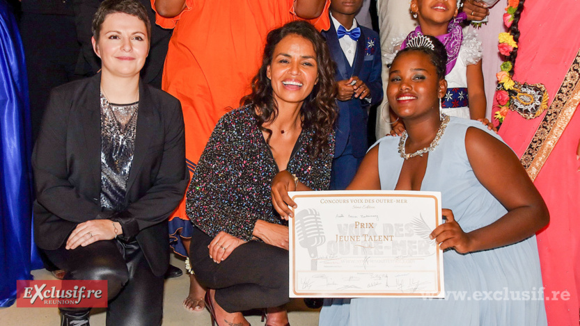 Jessie Detcheverry (Saint-Pierre et Miquelon), Laurence Roustandjee, Axelle Rascar-Moutoussamy Jessie Detcheverry (Saint-Pierre et Miquelon), Laurence Roustandjee, Axelle Rascar-Moutoussamy