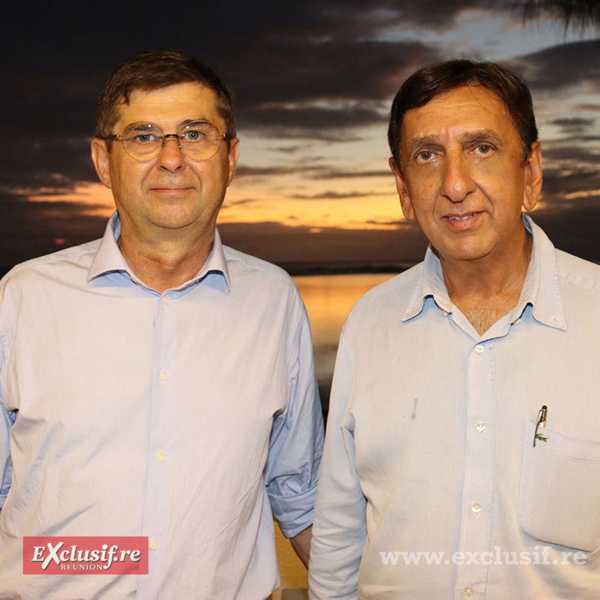 Pascal Quineau et Aziz Patel d'Exclusif Réunion Pascal Quineau et Aziz Patel d'Exclusif Réunion