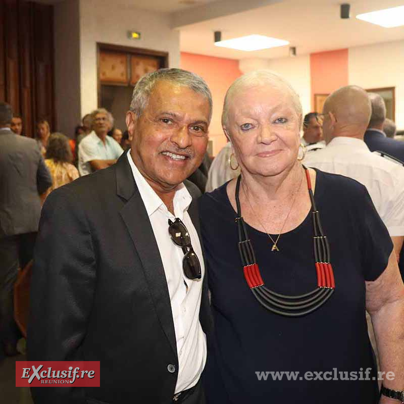 Younous Ravate, consul honoraire de Maurice, et madame Aude Younous Ravate, consul honoraire de Maurice, et madame Aude