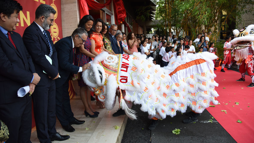 Fête chinoise au Département de La Réunion: photos