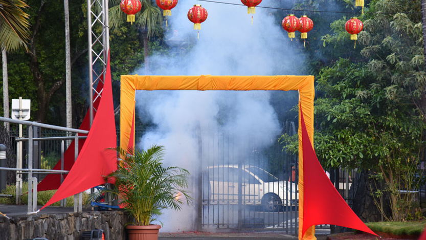 Fête chinoise au Département de La Réunion: photos