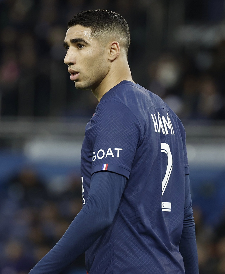 Achraf Hakimi est soutenu par son équipe du PSG en attendant la suite