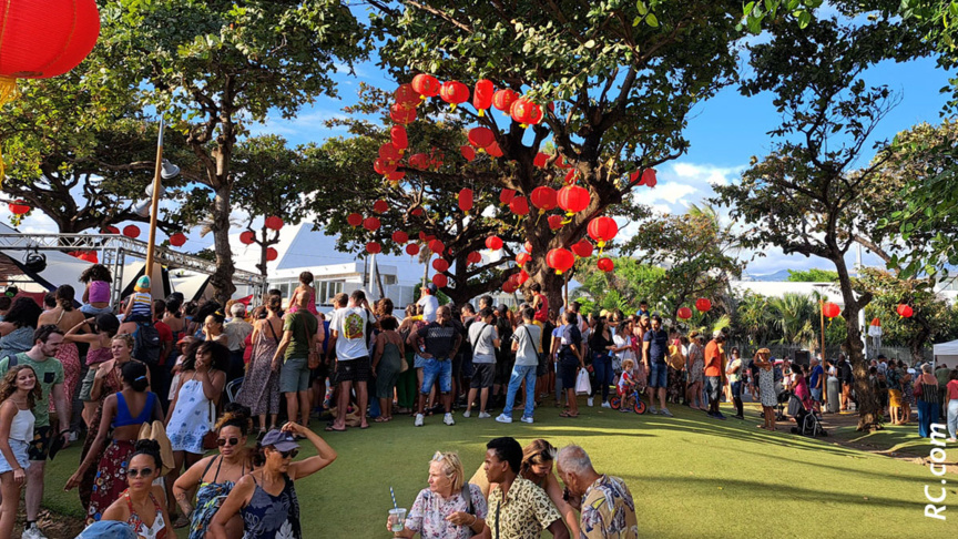 La foule des grands jours sur le site des Jardins de la plage de Saint-Pierre