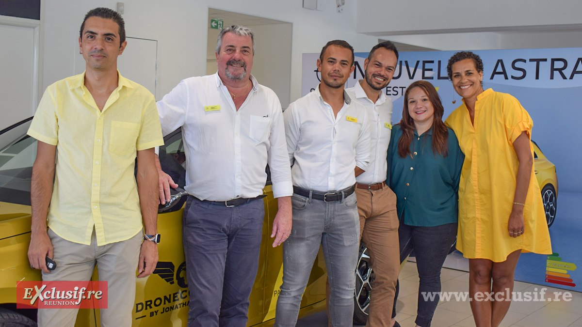 Jonathan Payet, Jean-Charles Cotto, Romain Fontaine, Vincent Surel, Emilie Dubard, et Amélie Filain