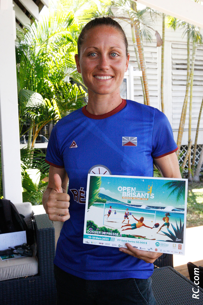 Lisa Jamais (Réunion) qui jouera avec une Allemande
