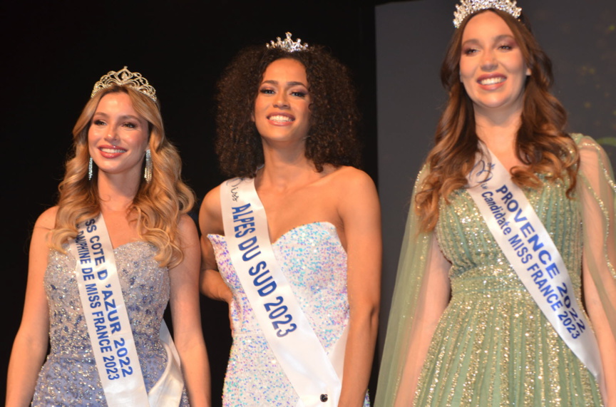 Inès Chicot Roussel, Miss Alpes du Sud 2023, entre Miss Côté d'Azur 2022 et Miss Provence 2022 Inès Chicot Roussel, Miss Alpes du Sud 2023, entre Miss Côté d'Azur 2022 et Miss Provence 2022