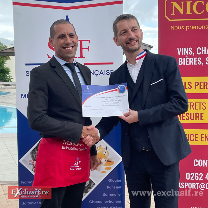 Formation Sommelier par Laurent Derhe (MOF): remise de certificats