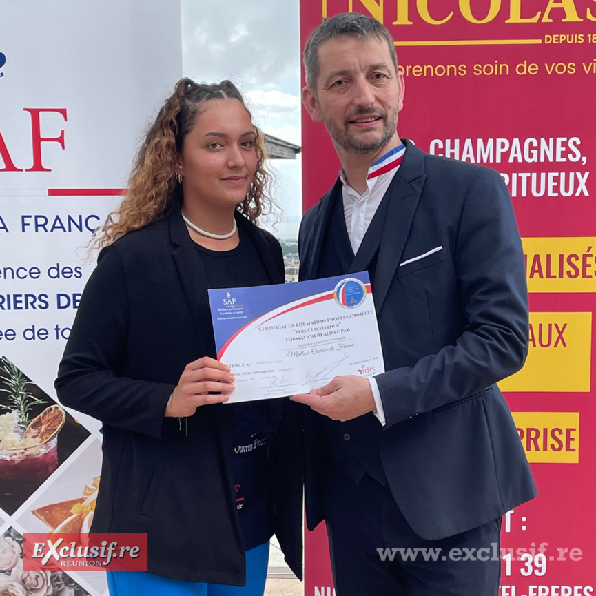 Formation Sommelier par Laurent Derhe (MOF): remise de certificats
