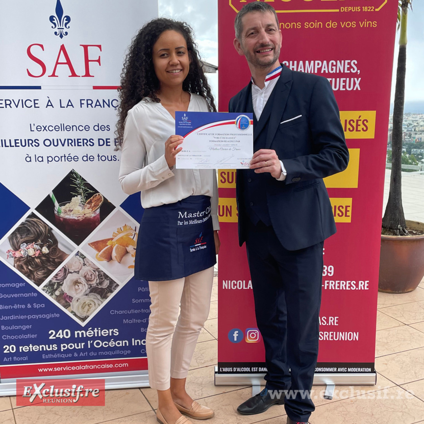 Formation Sommelier par Laurent Derhe (MOF): remise de certificats