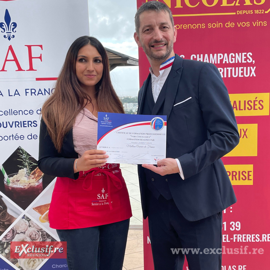 Formation Sommelier par Laurent Derhe (MOF): remise de certificats