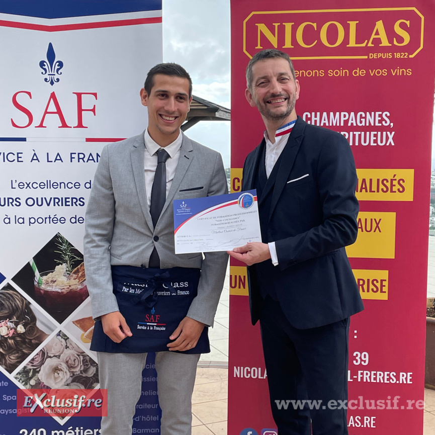 Formation Sommelier par Laurent Derhe (MOF): remise de certificats