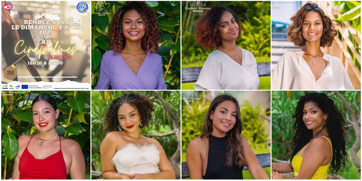 Miss et Mister Etudiant.e Réunion 2023 le 9 avril: découvrez les 13 candidat.e.s