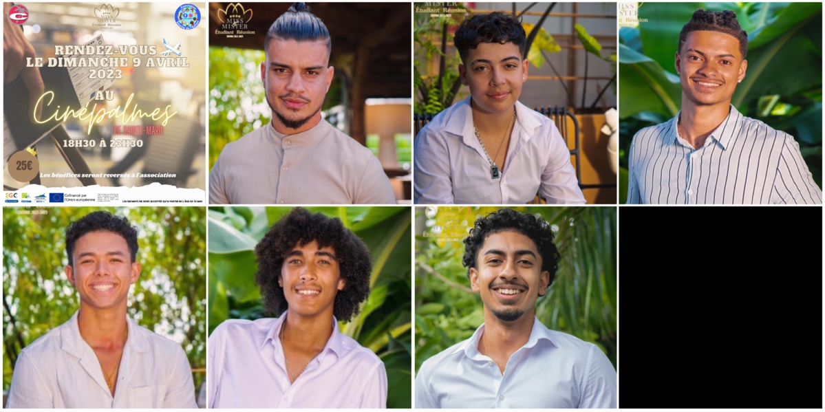 Miss et Mister Etudiant.e Réunion 2023 le 9 avril: découvrez les 13 candidat.e.s
