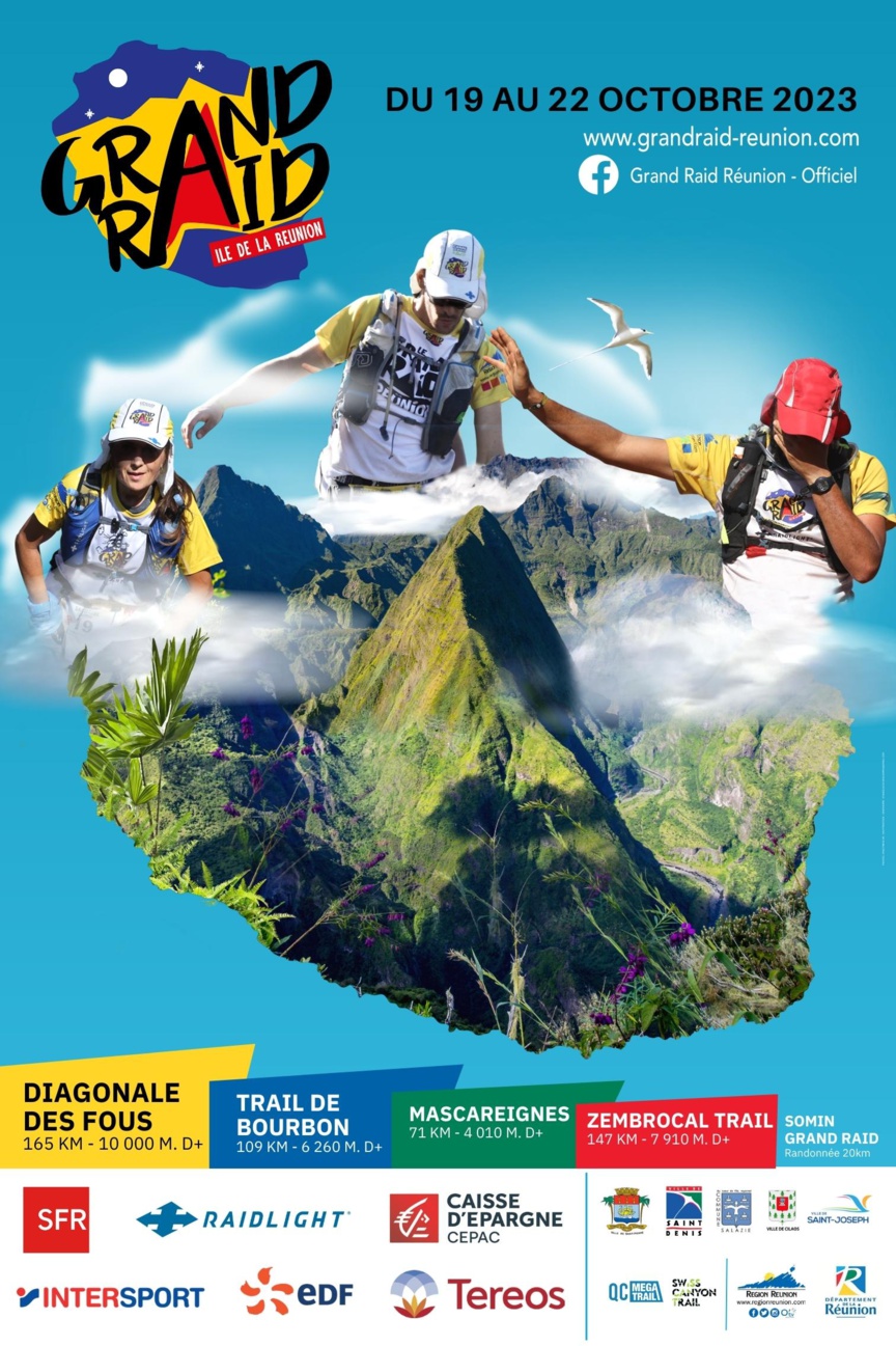 Grand Raid 2023: l'affiche dévoilée Grand Raid 2023: l'affiche dévoilée