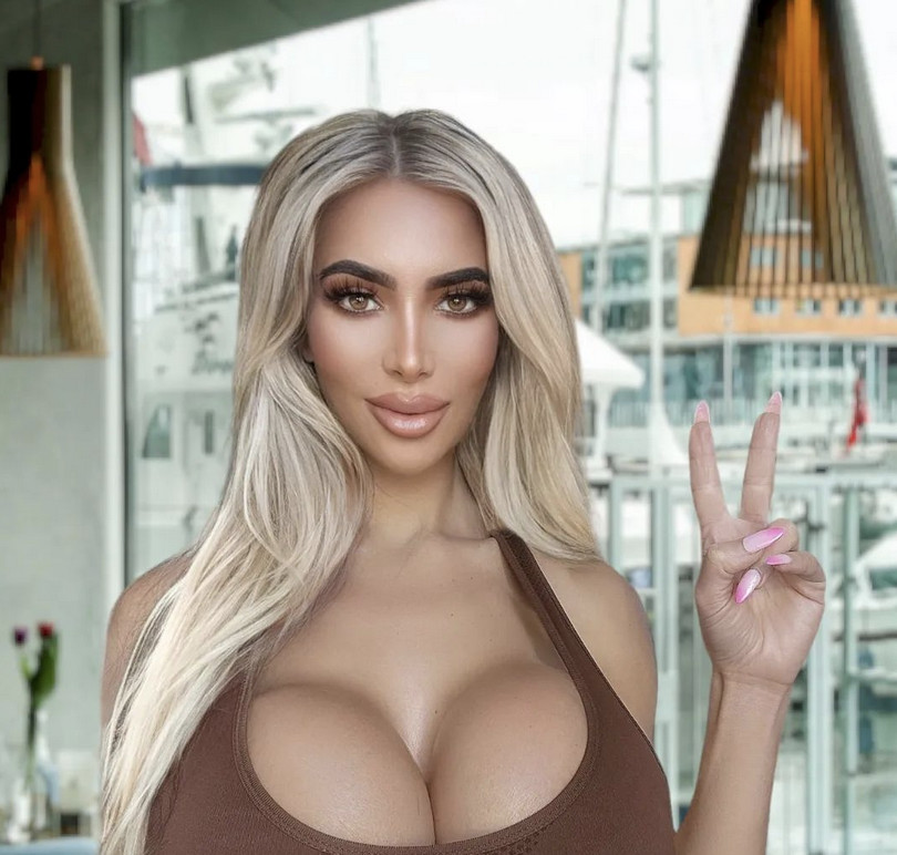 Il est vrai qu'elle ressemblait beaucoup à Kim Kardashian