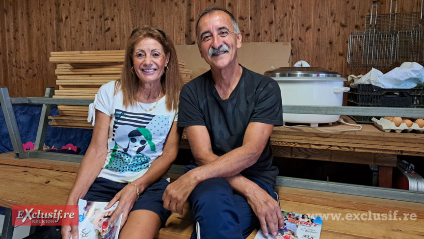 Patrick Maffre parrain et Colette Técher marainne du Trail des Agriculteurs