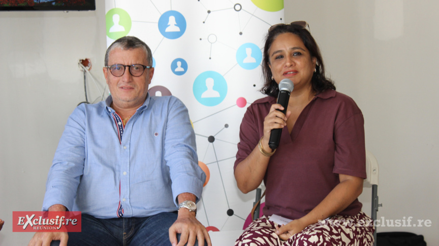 Gérard Françoise, élu délégué à l'insertion, et Raihana Valy, élue du secteur Centre-ville Gérard Françoise, élu délégué à l'insertion, et Raihana Valy, élue du secteur Centre-ville