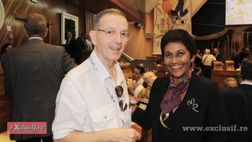 Alain Défaud et Ericka Bareigts Alain Défaud et Ericka Bareigts