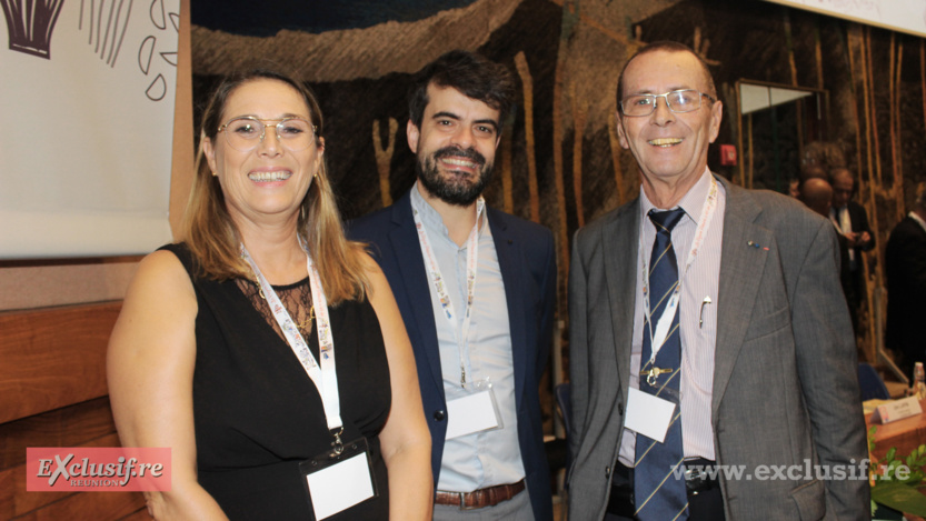 Loup Wolff, directeur régional INSEE, et sa collaboratrice Magali Bonnefon, et Bernard Salva