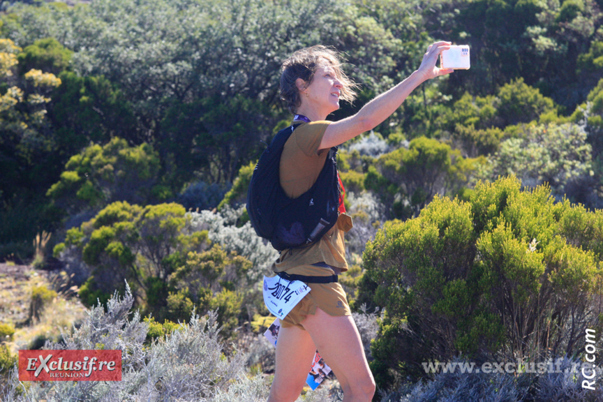 Nathalie Percheron marraine de la course, a couru et aussi photographié quelques jolies scènes : elle sait tout faire