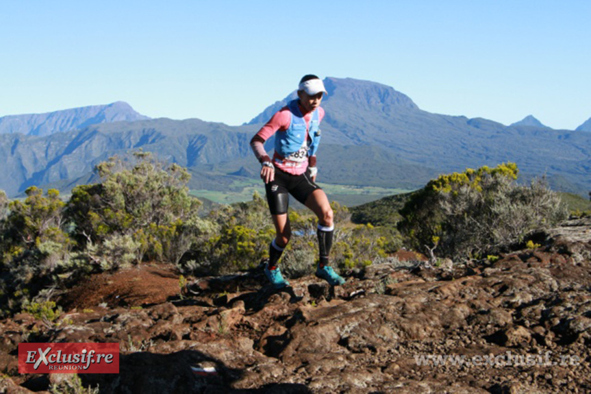 Isabelle Lamy courait le Trail du Volcan pour la première fois. Elle reviendra …