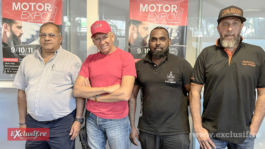 Arzou Mahamadaly, Guy Frensois, Stéphane Mergey, et Bruno Laude-Bègue Arzou Mahamadaly, Guy Frensois, Stéphane Mergey, et Bruno Laude-Bègue