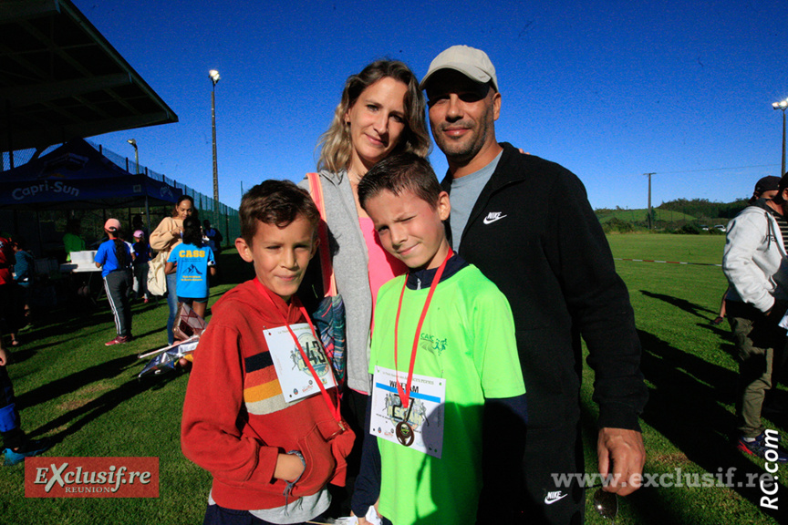 William K/Bidy est un habitué des podiums, ici en famille