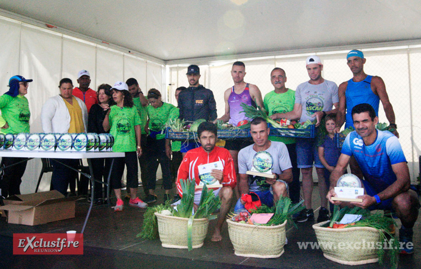 Le podium des meilleurs de la catégorie Hommes Le podium des meilleurs de la catégorie Hommes
