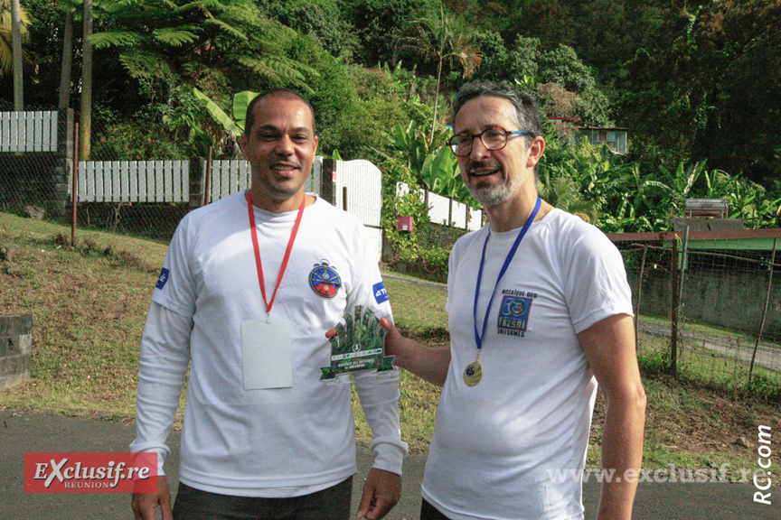 Willy Hastourny, gérant de Sport Pro, et Jérôme Filippini, Préfet de La Réunion