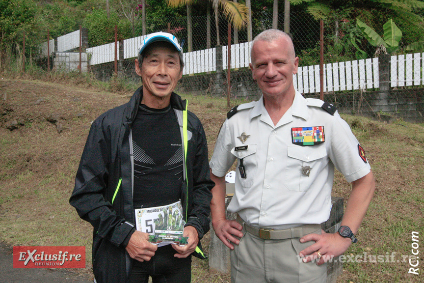 Philippe Laï Cheung Kit, médecin-colonel de réserve du SDIS et Laurent Cluzel, patron des FAZSOI